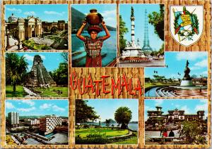 Guatemala Multiview c1979 Vintage Postcard D91