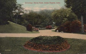 Postcard Driveway Bever Park Cedar Rapids Iowa IA