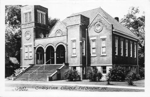 J42/ Piedmont Missouri RPPC Postcard c1950s Christian Church Building  130