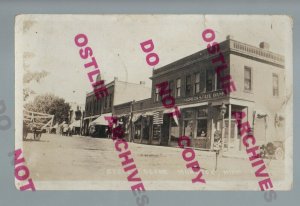 Murdock MINNESOTA RPPC 1919 MAIN STREET nr Kerkhoven Willmar Benson De Graff