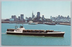 Transportation~SS Presidents Fillmore McKinley Taft & Van Buren~Vintage Postcard