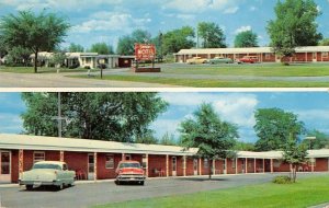 SWEENEY MOTEL Rock Falls Illinois Lincoln Highway Roadside 1961 Vintage Postcard