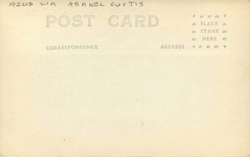 Asahel Curtis Paradise Inn Rainier Washington 1920s RPPC Photo Postcard 10535