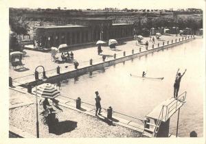 B108100 Italy Terme di Viterbo Piscina Natatoria real photo uk