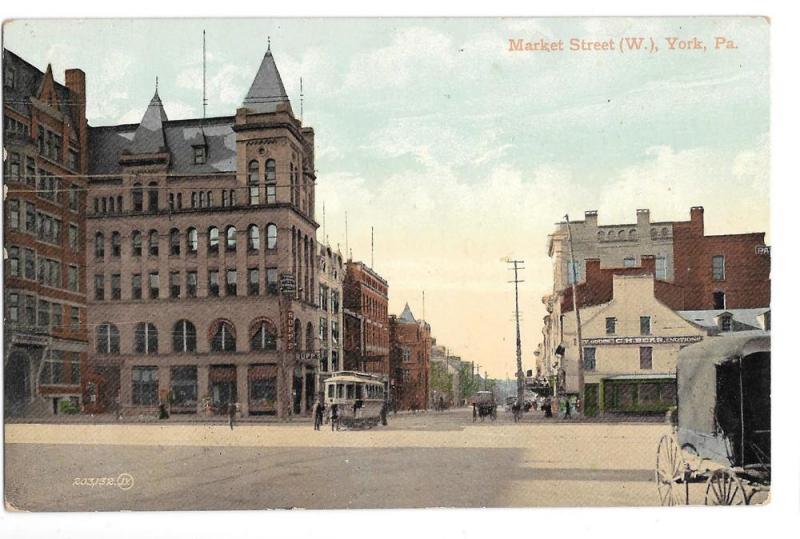 York PA Market Street West Trolley Rupp Schmidt Building PC