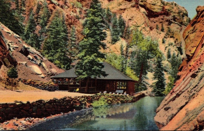 Colorado Colorado Springs Trout Pool and Pavilion At Seven Falls South Cheyen...