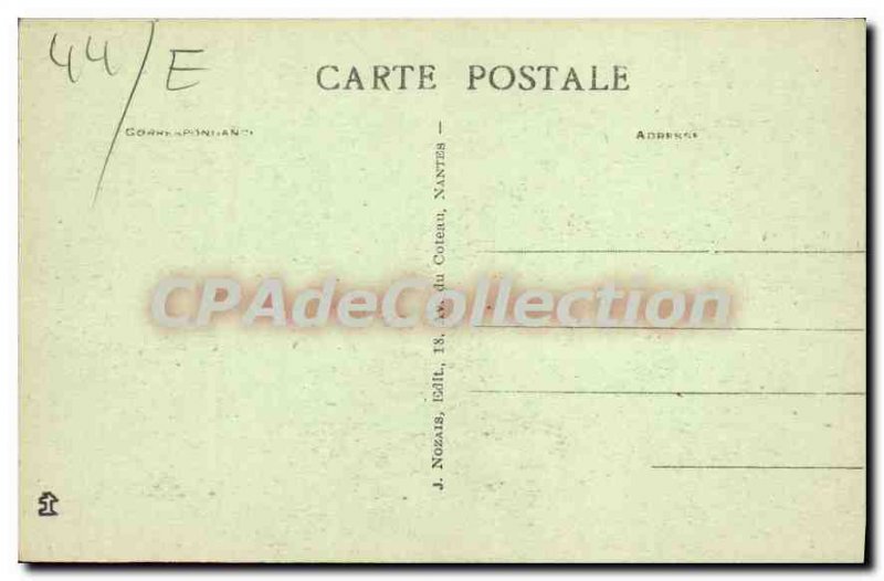 Postcard The Old Nantes Mi Careme 1929 Plan Rataplan