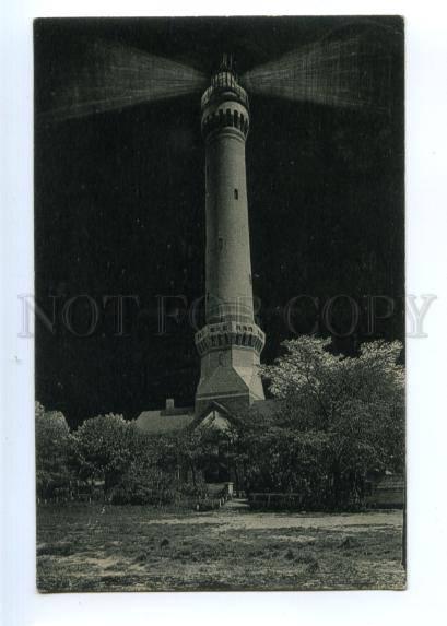 173858 POLAND Swinoujscie LIGHTHOUSE Vintage RPPC