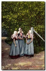 Postcard Old Domburg Waleheren Folklore