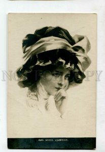 3120412 BELLE in Hat by Philip BOILEAU old PHOTO RUSSIAN RARE