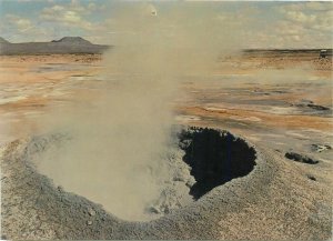 Iceland crater postcard