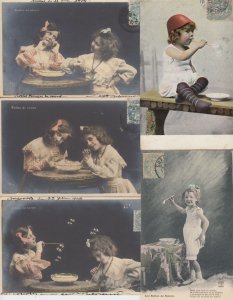 SOAP BUBBLES BULLES DE SAVON 20 Vintage Postcards pre-1940 (L3610)