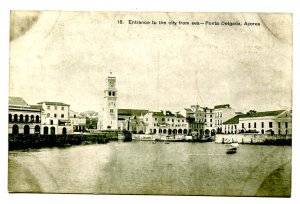 Portugal - Azores, Ponta Delgada. Entrance from the Sea