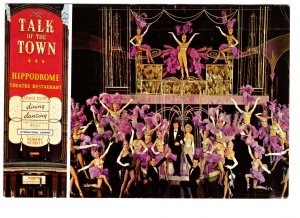 Talk of the Town, Hippodrome, Theatre Restaurant, Cancan Dancers Cabaret, London