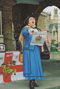 Pearl Capewell Peterborough  LadyTown Crier Postcard