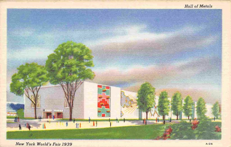 Hall of Metals New York Worlds Fair 1939 postcard United States New