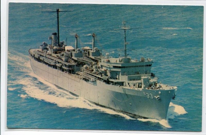 Uss Simon Lake As 33 Submarine Tender Us Navy Ship Warship Postcard Topics Transportation Boats Postcard Hippostcard