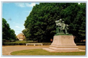 North Carolina NC Postcard Woman College Auditorium East Campus Duke University