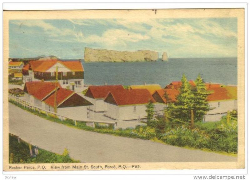 Main Street , South , PERCE , Quebec , Canada , 1930s-40s