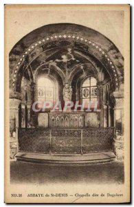 Postcard Abbey of St Denis Chapel Dite De Dagobert