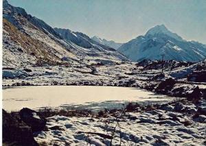 New Zealand ~ Frozen Tarn & Mt Cook ~ Unused