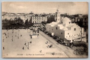 Algiers  Alger  Government Place   Postcard