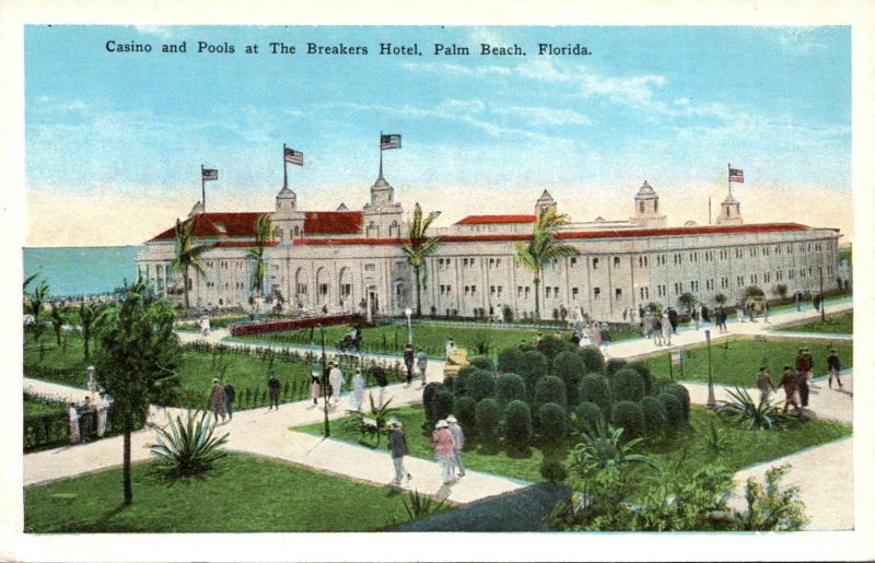 Florida Palm Beach Casino and Pools At The Breakers Hotel