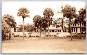 K46/ Hobe Sound Florida RPPC Postcard c1930s Jupiter Island Club 152