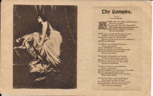 The Vampire Poem, Rudyard Kipling, Fantasy Horror Literature, Gothic 1910's