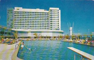 Florida Miami Beach The Beauville Hotel Swimming Pool 1958