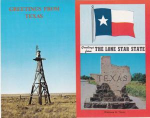 (2 cards) Greetings from Texas - The Lone Star State