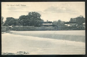 dc1724 - INDIA Poona/ Pune Postcard 1910s Band Falls