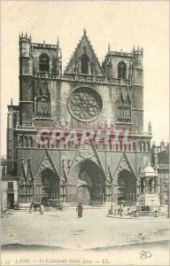 Postcard Old Lyon La Cathedrale Saint Jean