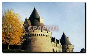 Postcard Modern Brittany Pontivy color the castle of the fifteenth century bu...