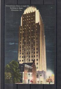 Pennsylvania Power & Light Co. Building At Night, PA