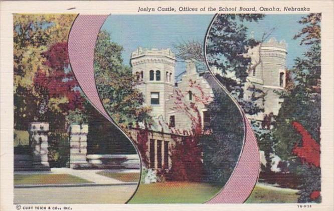 Nebraska Omaha Joslyn Castle Offices Of The School Board Curteich