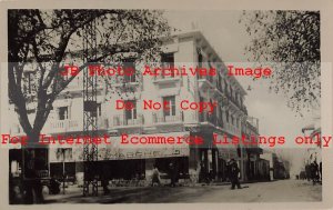 Algeria, Tlemcen, RPPC, Avenue De France Et Le Ban Marche, Photo