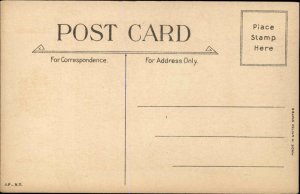 Christmas - Children Dance by the Fireplace c1915 Postcard