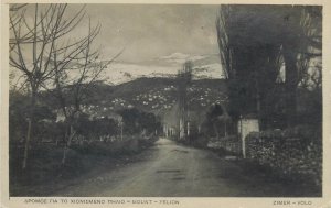 Greece Mount Pelion real photo postcad 1926