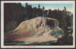 Orange Terrace,Yellowstone Postcard