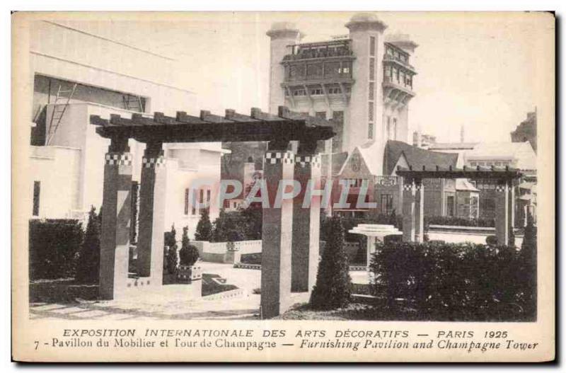 Old Postcard International Exhibition of decorative arts - Paris 1925 Pavilio...
