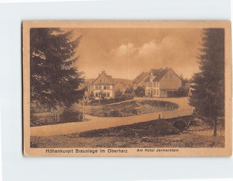 Postcard Am Hotel Jermerstein, Höhenkurort Braunlage im Oberharz, Germany