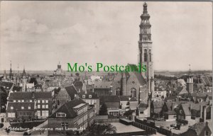 Netherlands Postcard - Middelburg, Panorama Met Lange Jan RS30492A