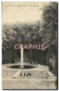 Old Postcard Parc de St Cloud Bassin Saint Jean