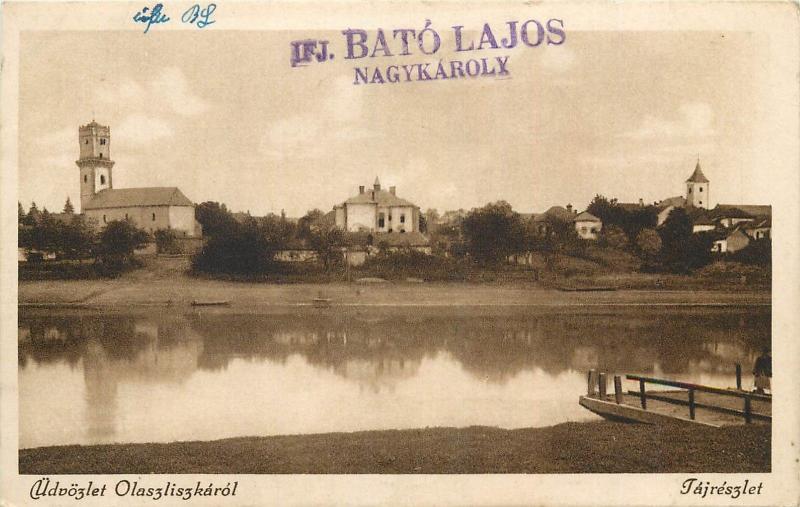 Hungary Olaszliszka, Borsod-Abaúj-Zemplén 1920s postcard