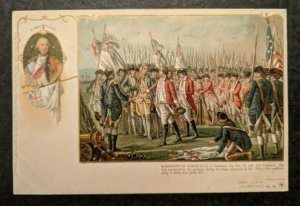 Unused Vintage Surrender by Cornwallis Lschwalbach Patriotic Private Post-