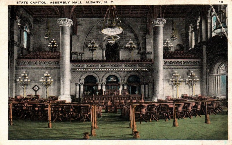 Albany, New York - The State Capitol, Assembly Hall - c1920