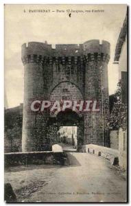 Postcard Old Porte St Jacques Parthenay view & # 39entree