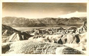 Postcard RPPC 1940s Zabrinski Point California Death Valley Frasher 23-12254