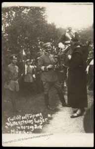 German Revolution 1919 Munich Freikorps Epp Wallensteins Lager RPPC 95442